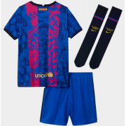 Kid's Barcelona Third Suit 21/22(Customizable)