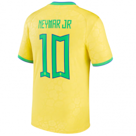 2022 World Cup Brazil Home Jersey NEYMAR #10