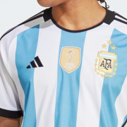 2022 World Cup Winners Argentina Home Jersey (Customizable)